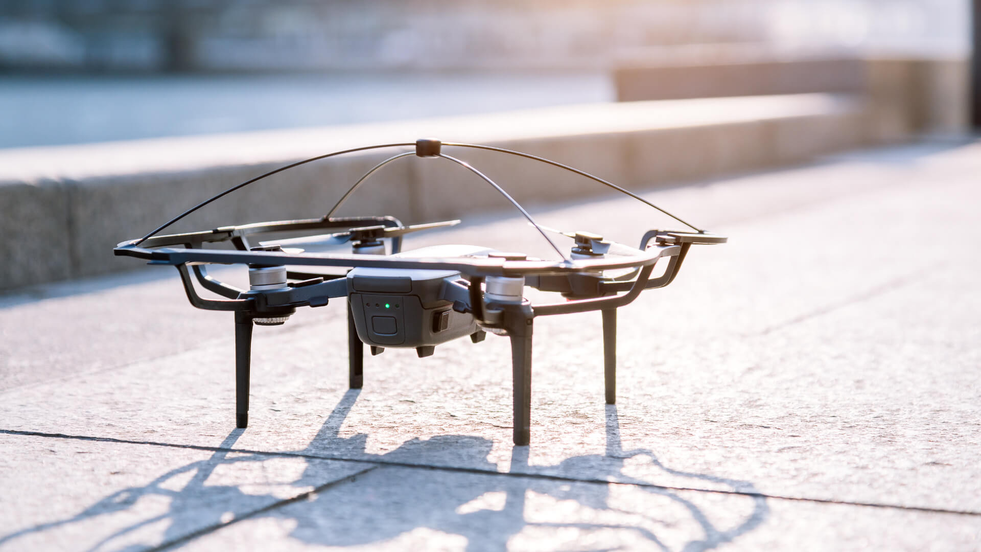 A stationary drone